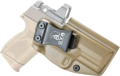 Vista 73 de CYA Supply Co. Funda para llevar armas dentro del cinturón, Base Optics Ready (Flat Dark Earth) Portador Oculto en la Pretina, IWB, Compañía