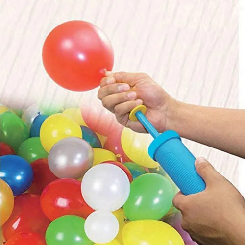 Vista 8 de Bomba de boquilla redonda portátil para llenar rápidamente inflables, globos, juguetes, bomba de mano - Bombas de aire de doble acción, globos