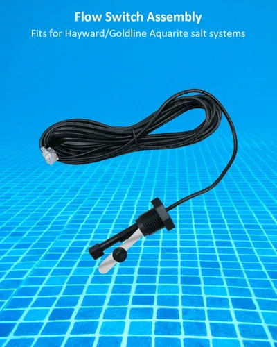Vista 2 de Conjunto de interruptor de flujo GLX-FLO-RP actualizado 2026 para Hayward Goldline Aquarite Salt Systems Sensor de flujo de piscina para células
