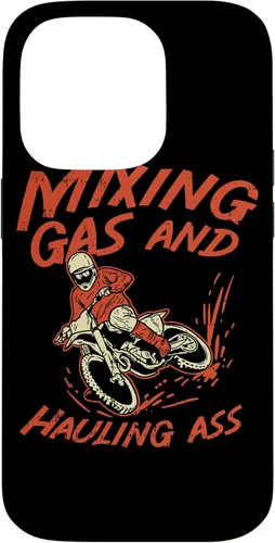 Vista 17 de Mixing Gas & Hauling Ass - Dirt Racer Dirt Biking Dirt Bike Case for iPhone 17