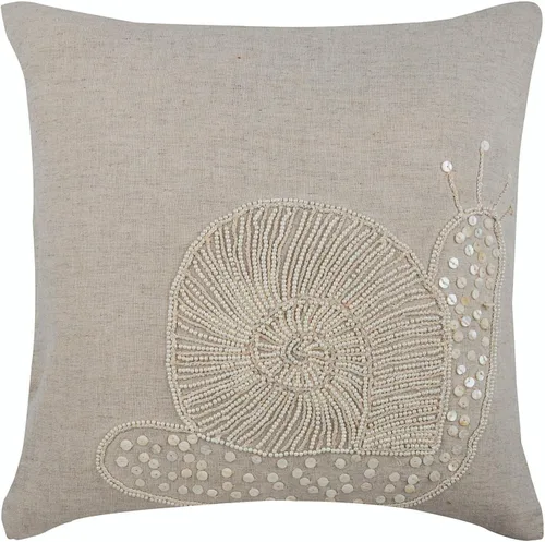 Vista 33 de The HomeCentric Fundas de almohada decorativas beige de 12 x 12 pulgadas (11.8 x 11.8 in), encaje de yute y almohadas marroquíes para sofá