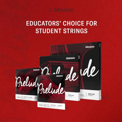 Vista 2 de D'Addario Prelude Cuerda Sol para violonchelo individual, 1/2 de escala, tensión media