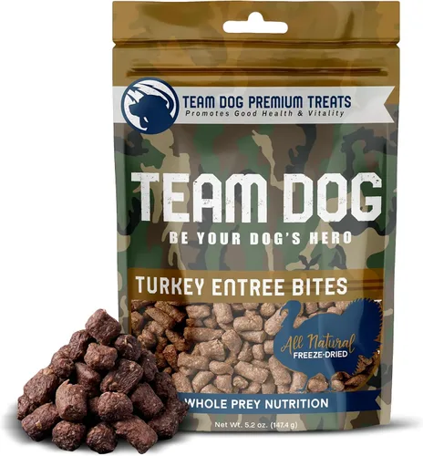 Vista 11 de Team Dog Golosinas para perros con corazón, pulmón e hígado de res, 5.4 onzas, sin gluten y sin granos