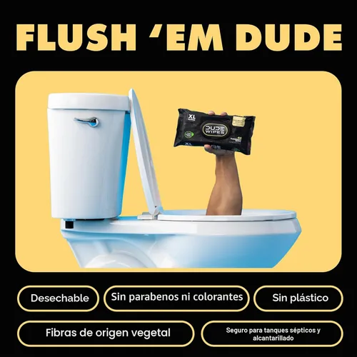 Vista 3 de DUDE Toallitas – Toallitas desechables – Paquete de 3, 144 unidades – Manteca de karité suave extra grande – Vitamina E y aloe – Seguro