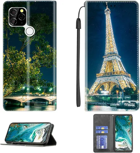 Vista 192 de jioeuinly ATT Motivate 2 - Funda compatible con ATT Motivate 2, funda con soporte abatible y cierre magnético DJS