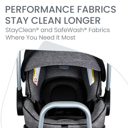 Vista 7 de Britax Willow SC - Asiento infantil para automóvil, asiento de automóvil orientado hacia atrás con base alpina, tecnología ClickTight, sistema