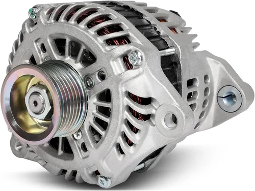 Vista 36 de Alternador apto para Chevy para Buick, reemplazo de alternador de alto rendimiento para 1 un cable autoexcitante, para alternador GM Chrome ADR0335