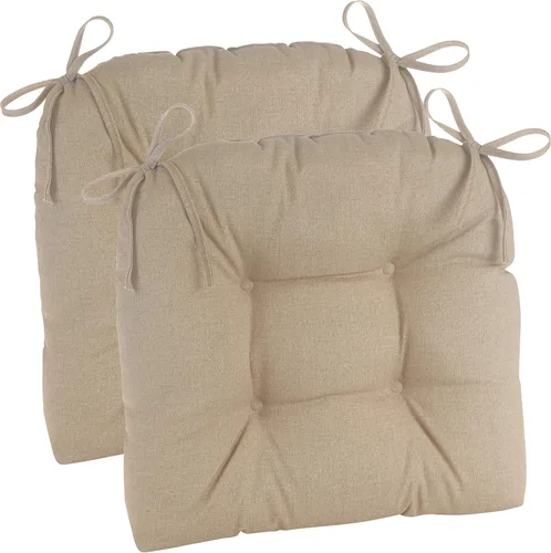 Vista 10 de Klear Vu Cojines de silla de mimbre para interiores y exteriores para muebles de patio, cocina y comedor, almohadillas de asiento resistentes al