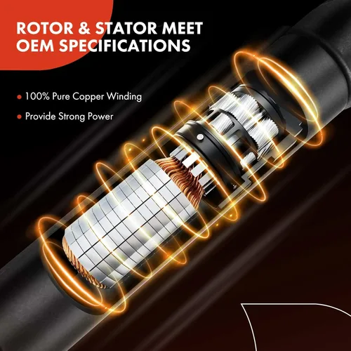 Vista 2 de A-Premium Soporte de elevación de potencia para portón trasero izquierdo compatible con modelos seleccionados de Toyota - RAV4 2013 2014 2015 2016