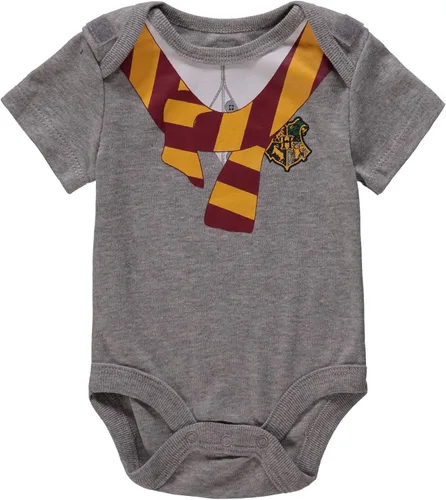 Vista 2 de Harry Potter Body Gryffindor para bebés con capa desmontable disfraz de bebé 6-9 meses