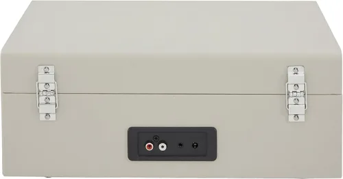 Vista 8 de Crosley CR8017B-DU Voyager - Tocadiscos de vinilo portátil vintage con entrada/salida Bluetooth y altavoces integrados, color duna