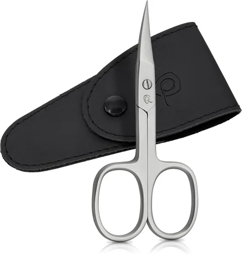 Vista 9 de marQus - Tijeras de uñas rectas fabricadas en Solingen, Alemania, incl. estuche para corte preciso de uñas, adecuadas como tijeras para uñas