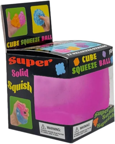 Vista 9 de Nee Doh Nice Cube Squishy Fidget Toys Stress Ball Nice Ice Cube Toy Nee Doh - Juguete para aliviar el estrés de levantamiento lento, juguetes