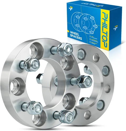 Vista 79 de PHILTOP 4x100 1.25" Espaciadores de rueda para Yaris, 2 piezas de espaciadores de rueda centrados en buje con 54.1mm de diámetro interior del buje