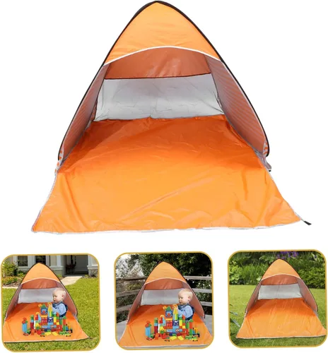 Vista 9 de GANAZONO Automatic Pop Up Outdoor Tent with UPF Sun Protection Camping and Beach Shelter Quick Setup Portable Hiking Tent with Ventilation and