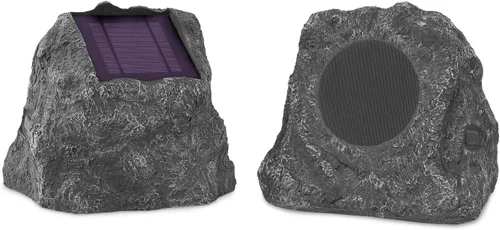 Vista 9 de Victrola Altavoz Rock al Aire Libre (Par) – Altavoces Bluetooth al Aire Libre Recargables IPX4 para Jardín, Patio, Construidos para Todas