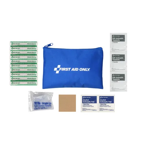 Vista 3 de First Aid Only Kit de primeros auxilios de emergencia multiusos para el hogar, el trabajo y los viajes, 160 piezas