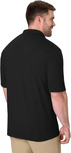 Vista 2 de Hanes Camisa polo X-Temp de manga corta para hombre, camisa de peso medio para hombre