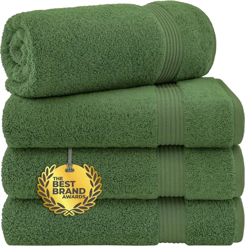 Vista 647 de Cotton Paradise 100% Cotton Turkish Washcloth Set for Bathroom, 4 Piece Soft Absorbent Small Hand Face Towels Wash Rags, Lilac