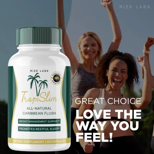 Vista 5 de rize labs Paquete de 5 suplementos de pérdida de peso tropislim, cápsulas tropislim para el bienestar corporal total y un estilo de vida saludable