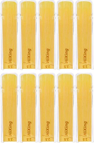 Vista 2 de Cañas de saxofón alto para saxofón alto fuerza 2.5; caja de 10