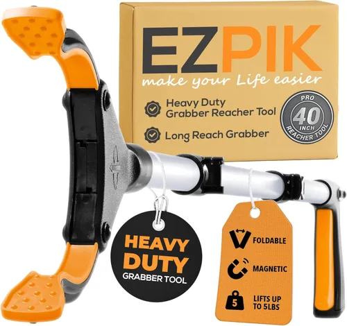 Vista 11 de EZPIK Pro Herramienta de Agarre de 34" para Personas Mayores - Agarradores para Ancianos Herramienta de Alcance de Servicio Pesado Recogedor