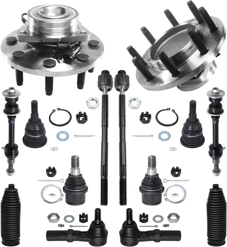 Vista 166 de Detroit Axle - Kit de 4 piezas de manguetas de dirección para Honda Civic 2006-2011, 2 manguetas de dirección delanteras y bujes de ruedas
