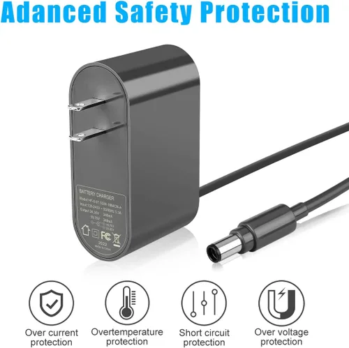 Vista 4 de DONGPUCUN Cargador de repuesto para batería Dyson DC30 DC31 DC34 DC35 DC44 DC45 DC56 DC57 Adaptador de fuente de alimentación de vacío inalámbrico