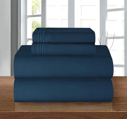 Vista 114 de Elegant Comfort - Juego de sábanas de microfibra de 1500 hilos de calidad hotelera prémium de 4 piezas - Resistente a arrugas, sábana bajera