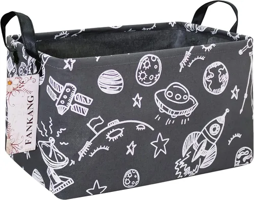 Vista 36 de FANKANG - Cestos de almacenamiento, cesta de lavandería plegable de lona para cuarto infantil con revestimiento impermeable de PE, grandes cestas