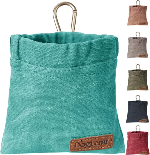 Vista 11 de ETIAL Bolsa de Premios para Perros, Bolsa Portátil de Premios de Entrenamiento para Cachorros, Bolsa de Paseo para Perros Manos Libres, Bolsillo