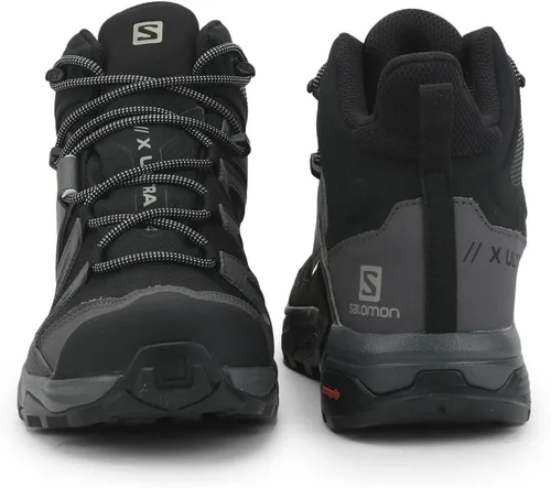 Vista 5 de Salomon Botas de senderismo X Ultra 4 Mid Gore-tex para hombre Gris Negro M