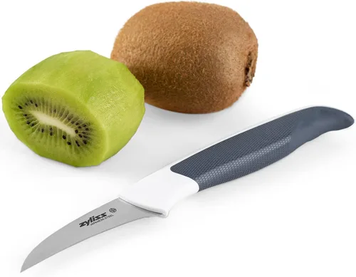 Vista 12 de Zyliss E920209 - Cuchillo para tallar cómodo, 7.3 in/7,25 pulgadas, acero inoxidable japonés, negro/blanco, cuchillo de cocina/cuchillo de carne