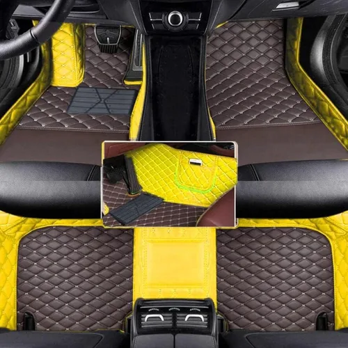 Vista 19 de Alfombrillas de Piso Automotrices de Cuero Completo de Ajuste Personalizado - Mejora el Interior de tu Automóvil con Forros de Piso Específicos