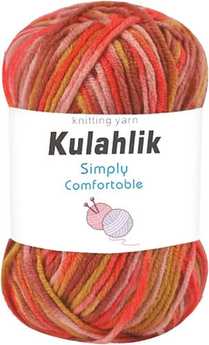 Vista 63 de Hilo acrílico de 1.76 oz (1 x 1.76 oz) para tejer y tejer, hilo de hilo degradado colorido, 1 rollo de madejas, hilo acrílico multicolor, perfecto