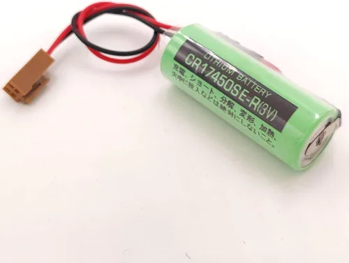 Vista 4 de Batería CR17450SE-R-3V de 8 piezas funciona con Fanuc A98L-0031-0012 A02B-0200-K102 para Sanyo CR17450SE-R-3V