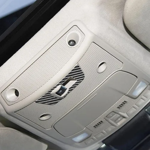 Vista 8 de YAMUDA Compatible con calcomanía decorativa de fibra de carbono para Ford F150 2015 2016 2017 2018 2019 2020 (negro 58 piezas)