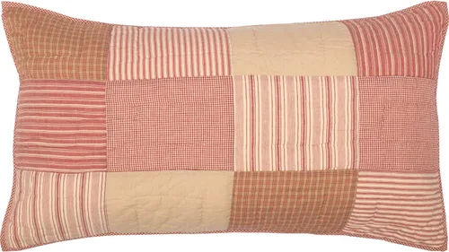 Vista 20 de VHC Brands Sawyer Mill - Almohada decorativa familiar azul para sofá, sofá o cama, 14 x 22 pulgadas