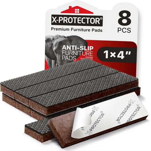 Vista 13 de X-Protector Protectores de suelo de silicona para patas de silla con almohadillas antideslizantes para muebles, 32 piezas de 1.3 a 2 pulgadas