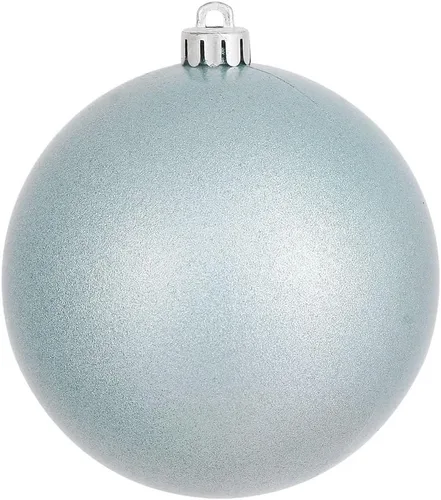 Vista 102 de Vickerman Esfera de adorno de Navidad de 10 pulgadas con acabado de caramelo, plástico inastillable, resistente a los rayos UV, decoración de árbol