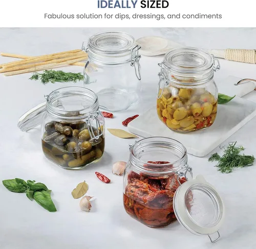 Vista 2 de BORMIOLI ROCCO Tarro cuadrado Fido 0,75 litros, 1 EA