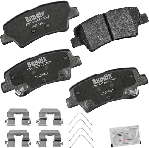 Vista 186 de Pastillas de Freno Traseras Cerámicas Bendix Priority1 CFC1510 para INFINITI QX56 2013-2011, QX80 2024-2014, Nissan Armada 2023-2017