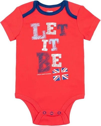 Vista 4 de Lyrics by Lennon and McCartney Baby 5 Pack Bodysuits Newborn to Infant