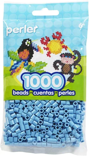 Vista 11 de Perler Cuentas fusibles para manualidades, verde claro, pequeñas, 1000