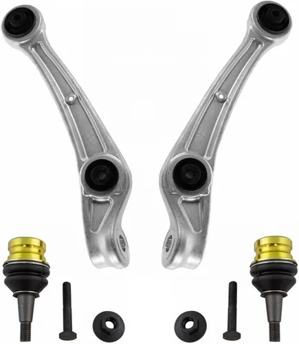 Vista 88 de TRQ Brazo de control superior e inferior del lado del conductor y del pasajero con juego de rótulas compatible con Chevrolet GMC 89-02