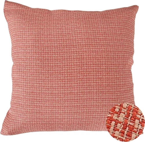 Vista 30 de Deconovo Almohada decorativa de lino sintético para el hogar, hecha a mano, a cuadros, para sofá, 18 x 18 pulgadas, gris oscuro y blanco