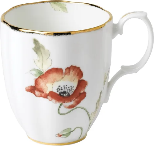 Vista 9 de Royal Albert 100 años 1990 - Juego de 3 piezas (taza de té, platillo y plato de 8")