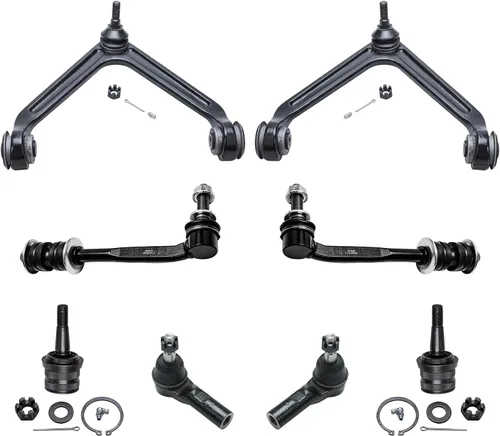 Vista 36 de Detroit Axle - Kit de brazos de control delanteros de 8 piezas para Chevy Trailblazer EXT GMC Envoy XL XUV Buick Rainier Isuzu Ascender, brazos