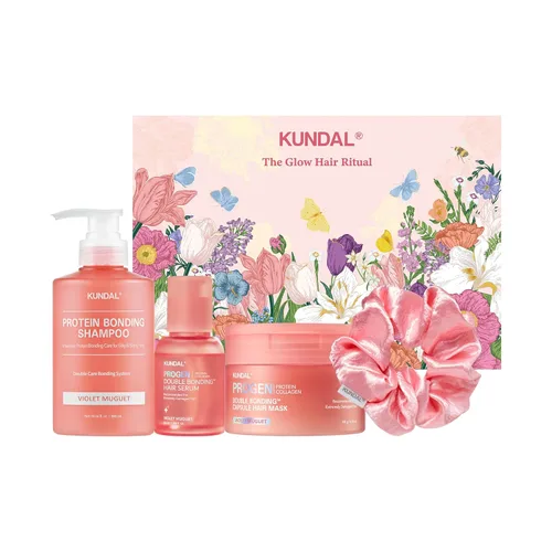 Vista 9 de KUNDAL Protein Bonding Shampoo and Conditioner Set Korean Hair Care, reparación de daños, control de encrespamiento, protección contra el calor