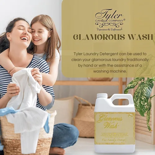 Vista 3 de Tyler Candle Company Limelight - Detergente fino para ropa de 16 onzas líquidas con Limelght Autoglam